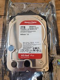 Hard disk per nas WD Red plus 2tb