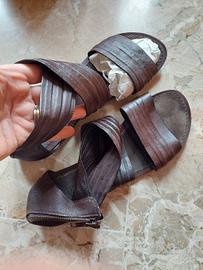 Sandali vero cuoio