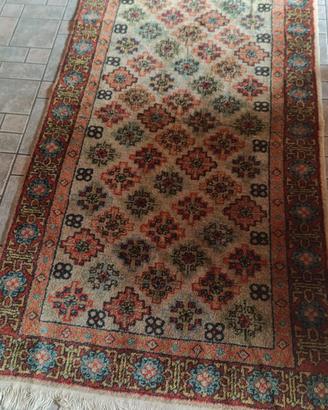 Tappeto stile persiano / orientale con frange