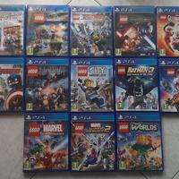 giochi ps4 - Lego - jurassic world - avengers 