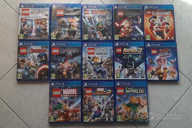 giochi ps4 - Lego - jurassic world - avengers 