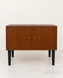 Sideboard compatto teak anni ’60 Mid-Century