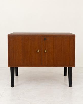Sideboard compatto teak anni ’60 Mid-Century