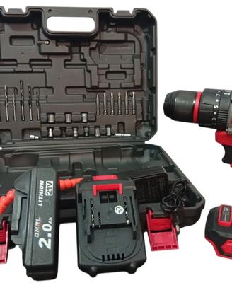 Trapano a batteria a Percussione motore Brushless 