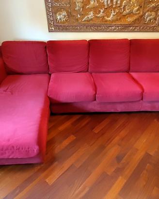divano letto matrimoniale 3 posti + chaiselongue