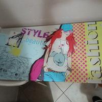 scrivania /specchiera con led