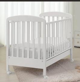 Pali lettino Basic con materasso