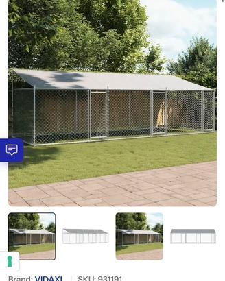 Gabbia/Recinzione Animali 6x2x2