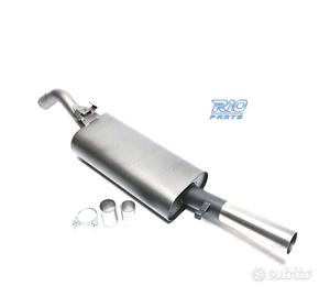 SILENZIATORE DI SCARICO PER VOLKSWAGEN VW GOLF II 