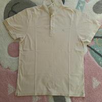 Polo Burberry London Beige  stampa check slim XL