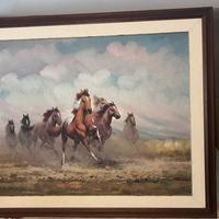 quadro con cornice Cavalli