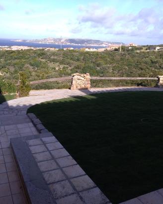 Panoramica villa sulla costa smeralda