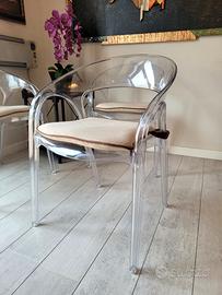 Sedia Gossip 620 policarbonato trasp. - Pedrali