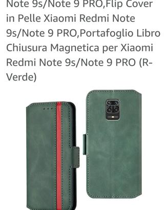 custodia Xiaomi redmi note 9s e pro a portafoglio 