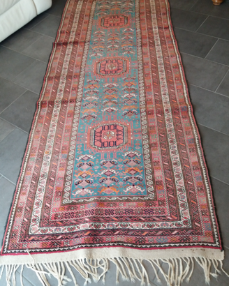 Tappeto Ghucian Siriana/ Kilim verde