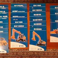 Fiat-Kobelco-N° 20 brochures in inglese del 2002