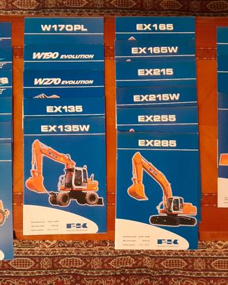 Fiat-Kobelco-N° 20 brochures in inglese del 2002