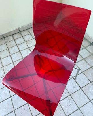 Sedie Calligaris rosse