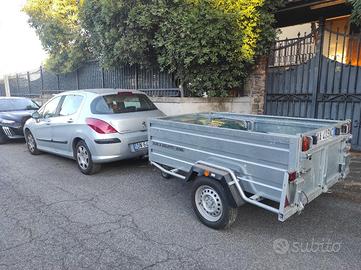  Peugeot 308 + carrello traino 
