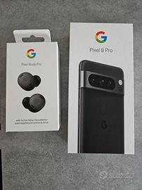  google pixel 8 pro 256 gb + pixel buds pro