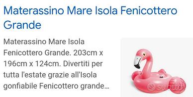 Fenicottero gonfiabile gigante