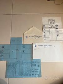 Lotto movimento sociale italiano, vintage politica