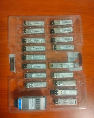 Moduli fibra GIBIC e mini-GIBIC per SFP nuovi