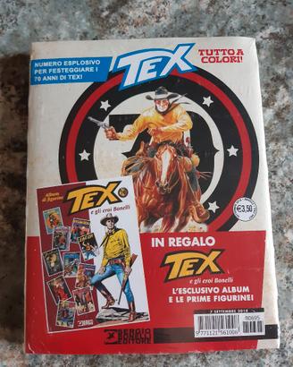 Fumetti: TEX n.695 a Colori Blisterato con Album