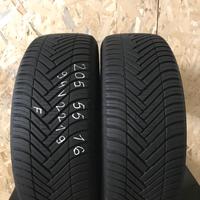 2 GOMME 205 55 16 HANKOOK 4 STAGIONI