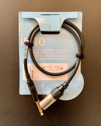 CORDIAL CFM 0,6 MV PATCH CABLE JACK XLR MASCHIO