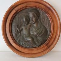 Madonna con bambino  bronzo F. Falcone