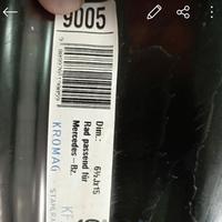 cerchioni Mercedes classe C