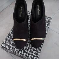 Stivaletto basso Nero e oro