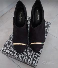 Stivaletto basso Nero e oro