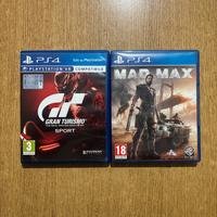 Mad Max + Gran Turismo Sport PS4 - Edizione Ita
