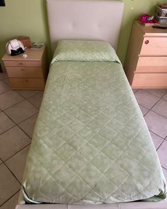 Letto singolo contenitore