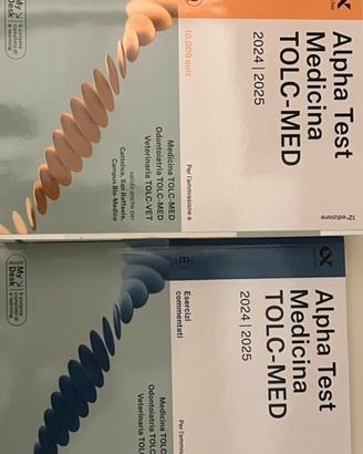 Set libri test di ingresso tolc - med