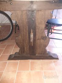 tavolo fratino artigianale antico