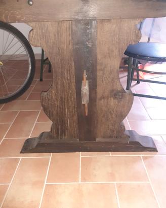 tavolo fratino artigianale antico