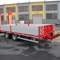 Rimorchio  biga ribassato  2 assi  da 120 q