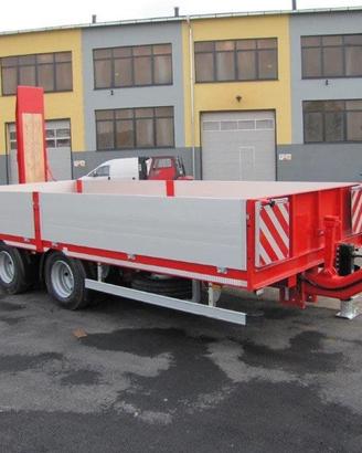 Rimorchio  biga ribassato  2 assi  da 120 q