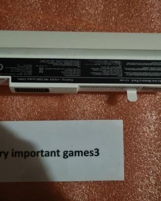 1314-Batteria PC Portatile Asus TL31-1005 Bianca 