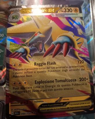 Carta Pokemon Megamanectric Ex  050/132 Mint