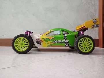 Buggy radiocomandato 1:10 4WD + vari ricambi