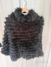 Poncho in lapin Donna Elena