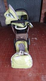 trio carrozzina, seggiolino auto, passeggimo
