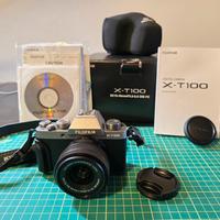Fotocamera Fujifilm X-T100 + Obiettivo XC 15-45mm