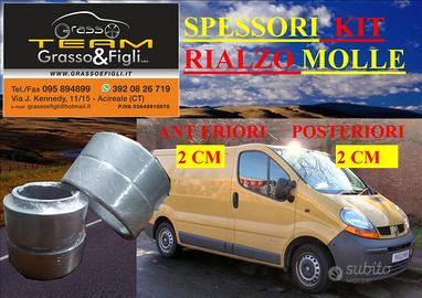 Kit rialzo Renault Trafic Kangoo scenic Rx4