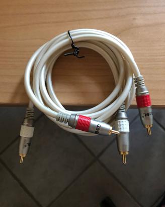 Cavo di Segnale RCA Stereo G&BL HPA122 (1,2 metri)