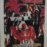 Litografia "Ferrari", Mimmo Rotella